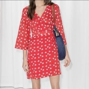 NWT & other Stories Red Cherry dress